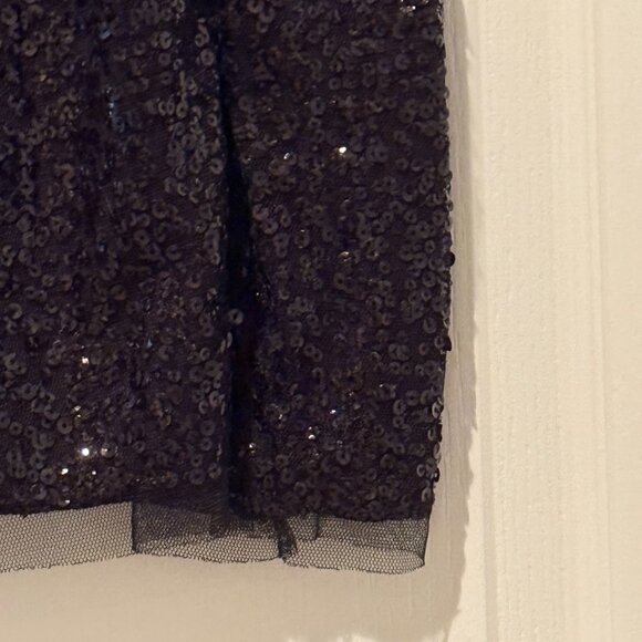 JCrew | Sequin Cotton Open Cardigan | Black | Size: M - Picture 12 of 15